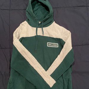 American Eagle Green and Grey Mens Sweatshirt